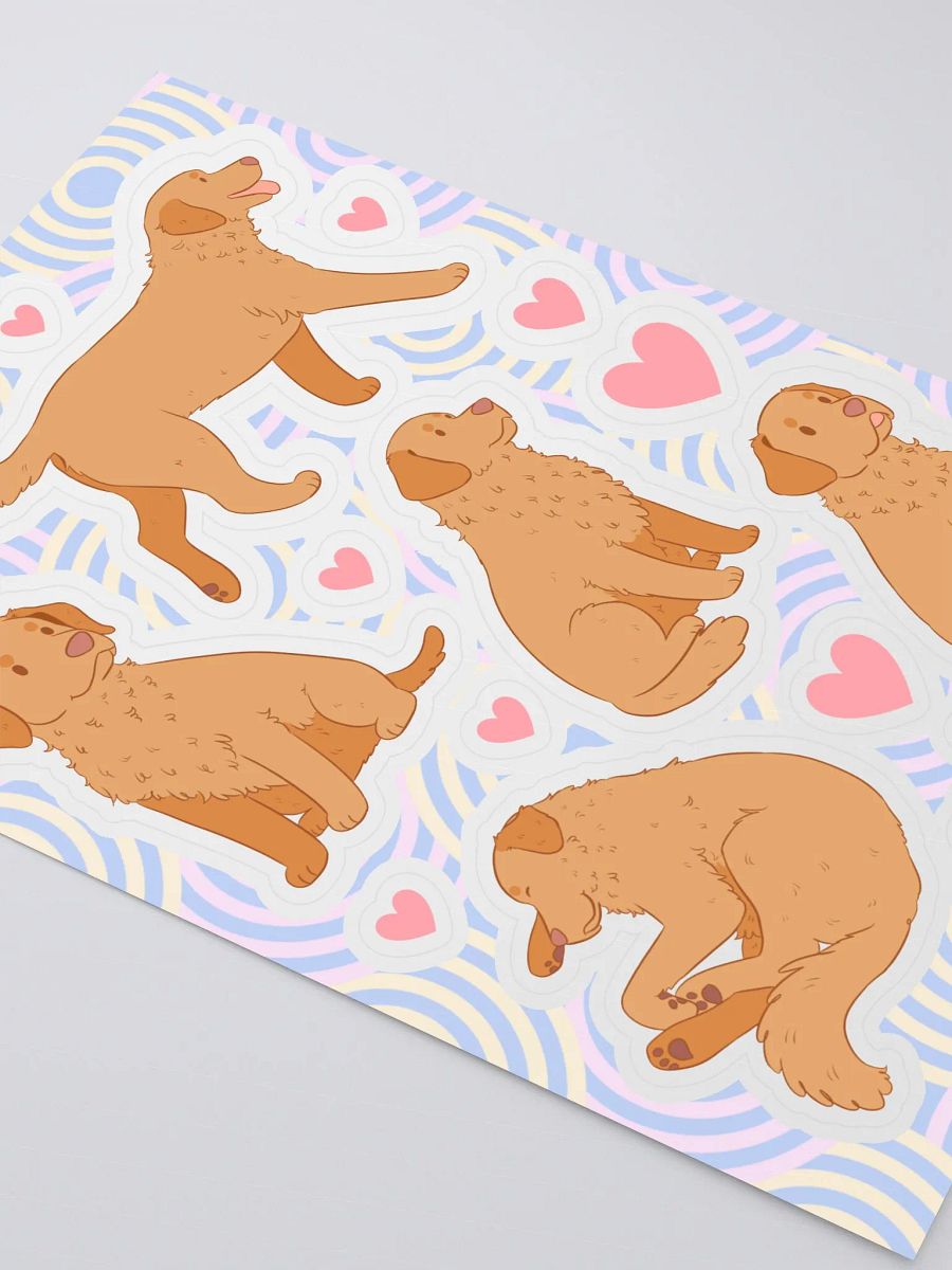 Cute Chesapeake Bay Retriever Adorable Dog Sticker Sheet product image (3)