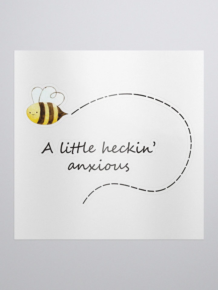 Anxious Bee Sticker product image (1)