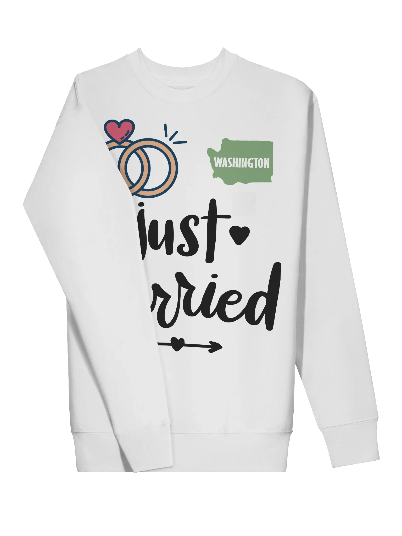 Washington *Just Marriedl* Premium Americana Crew product image (3)