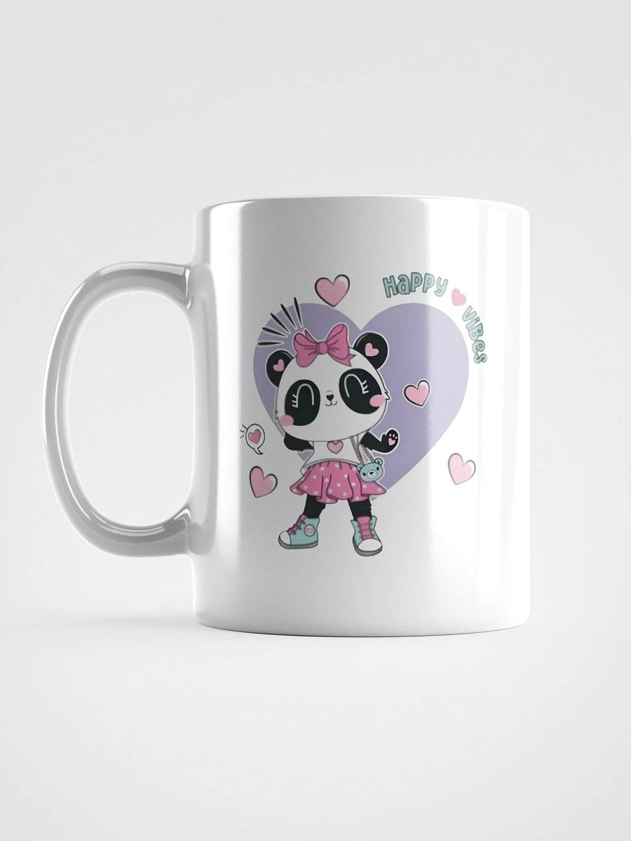 White Glossy Mug Panda product image (6)