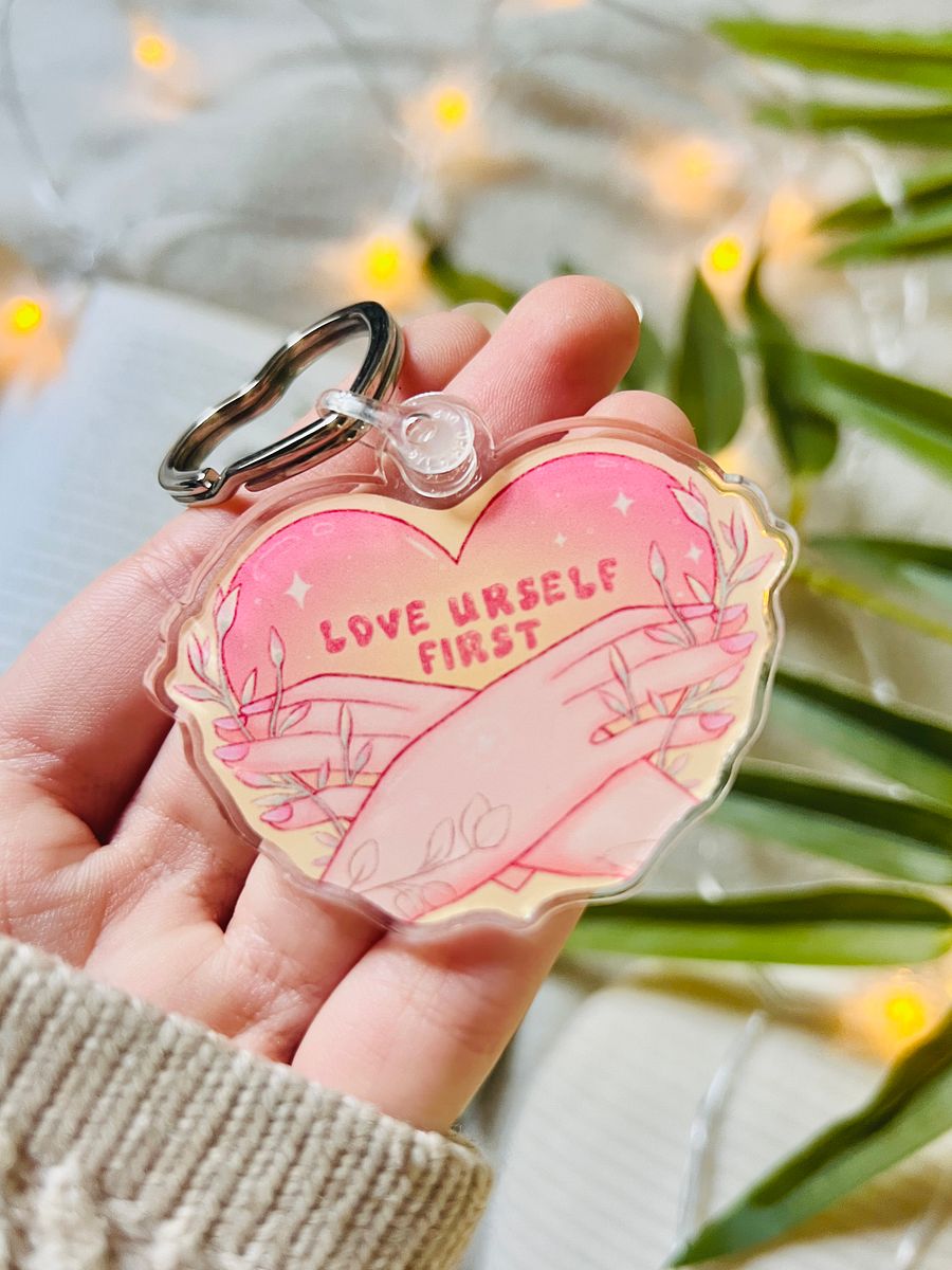 Love urself First Acrylic Keyring product image (5)