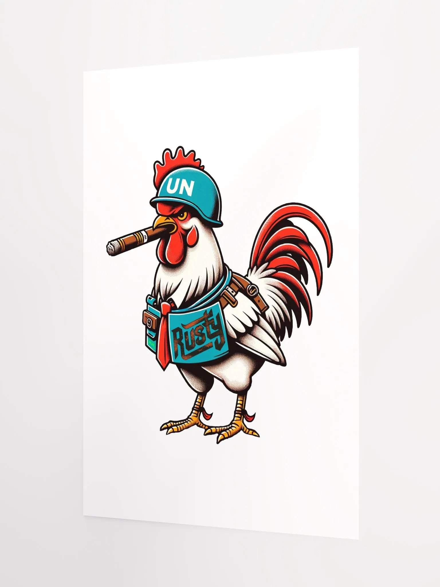 The Rusty Rooster Matte Paper Poster! product image (3)
