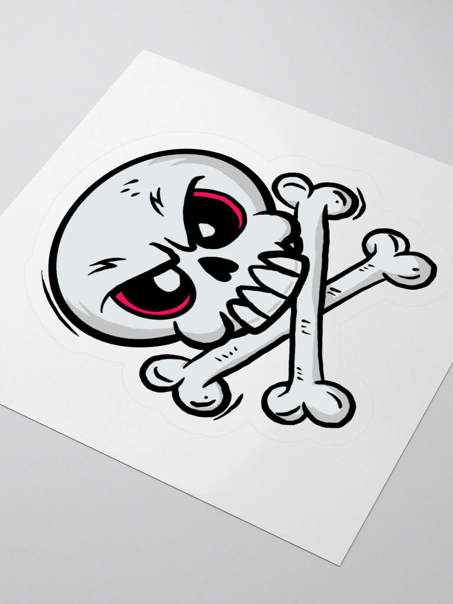 Grumpy Bones Kiss Cut Stickers product image (8)