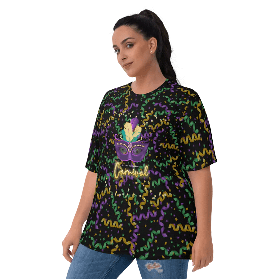 Mardi Gra All Over Print T-shirt product image (10)