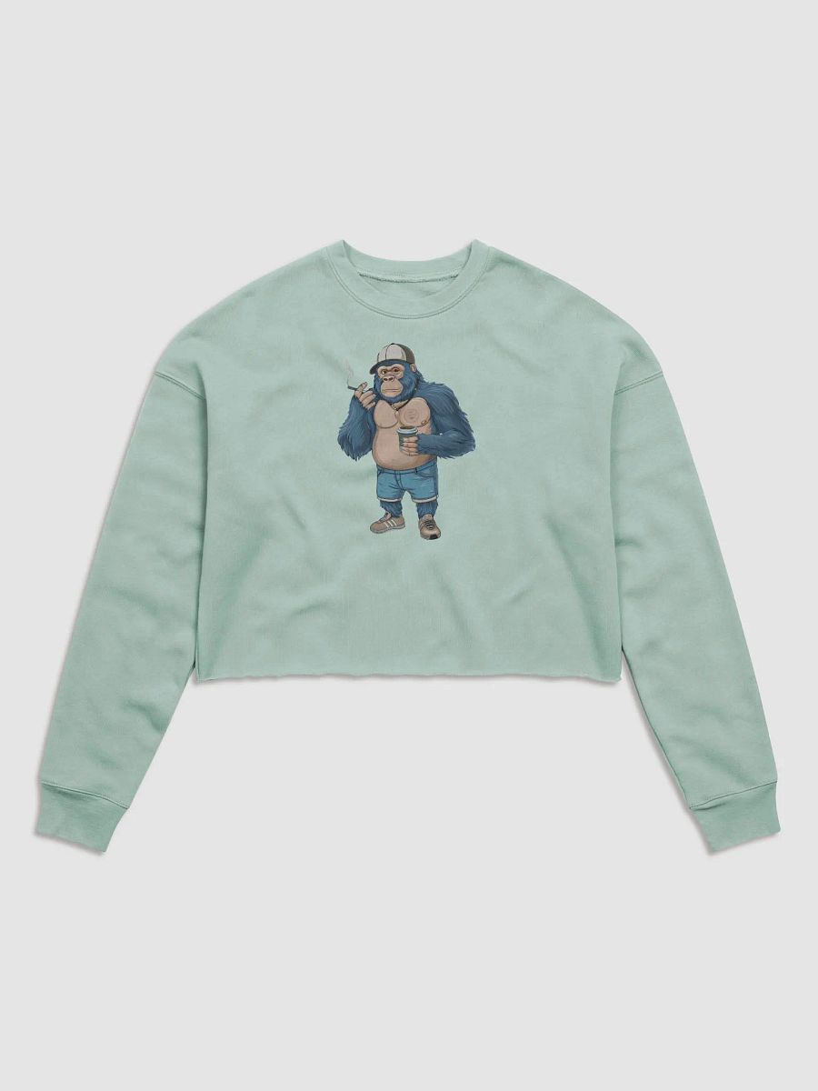 Blue Gorilla Women's Fleece Crop Sweatshirt product image (4)