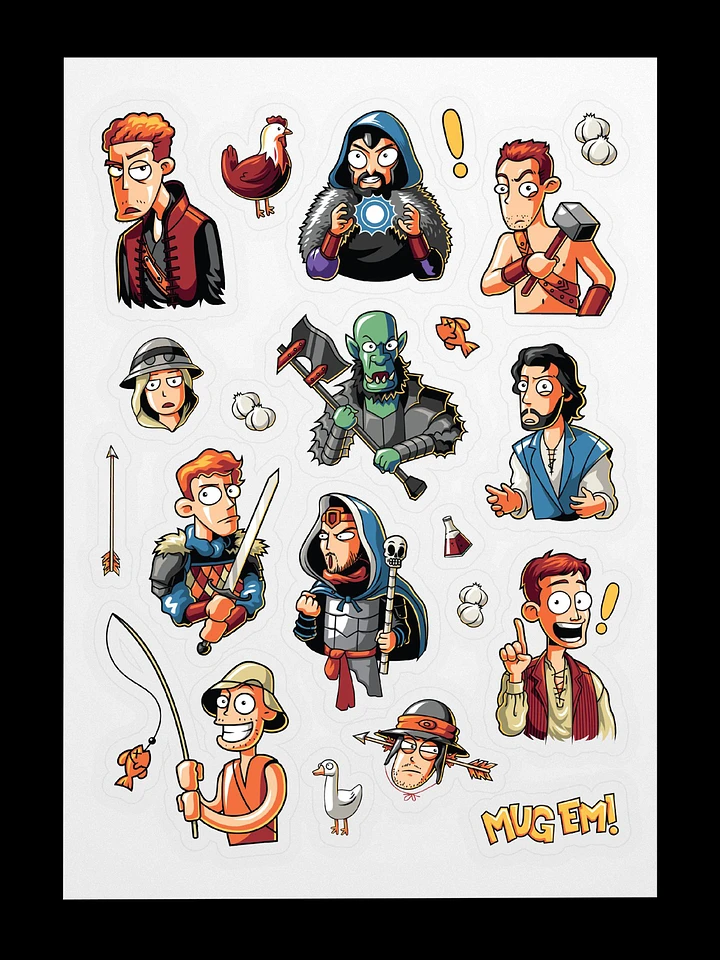 Epic NPC Man Sticker Sheet product image (2)
