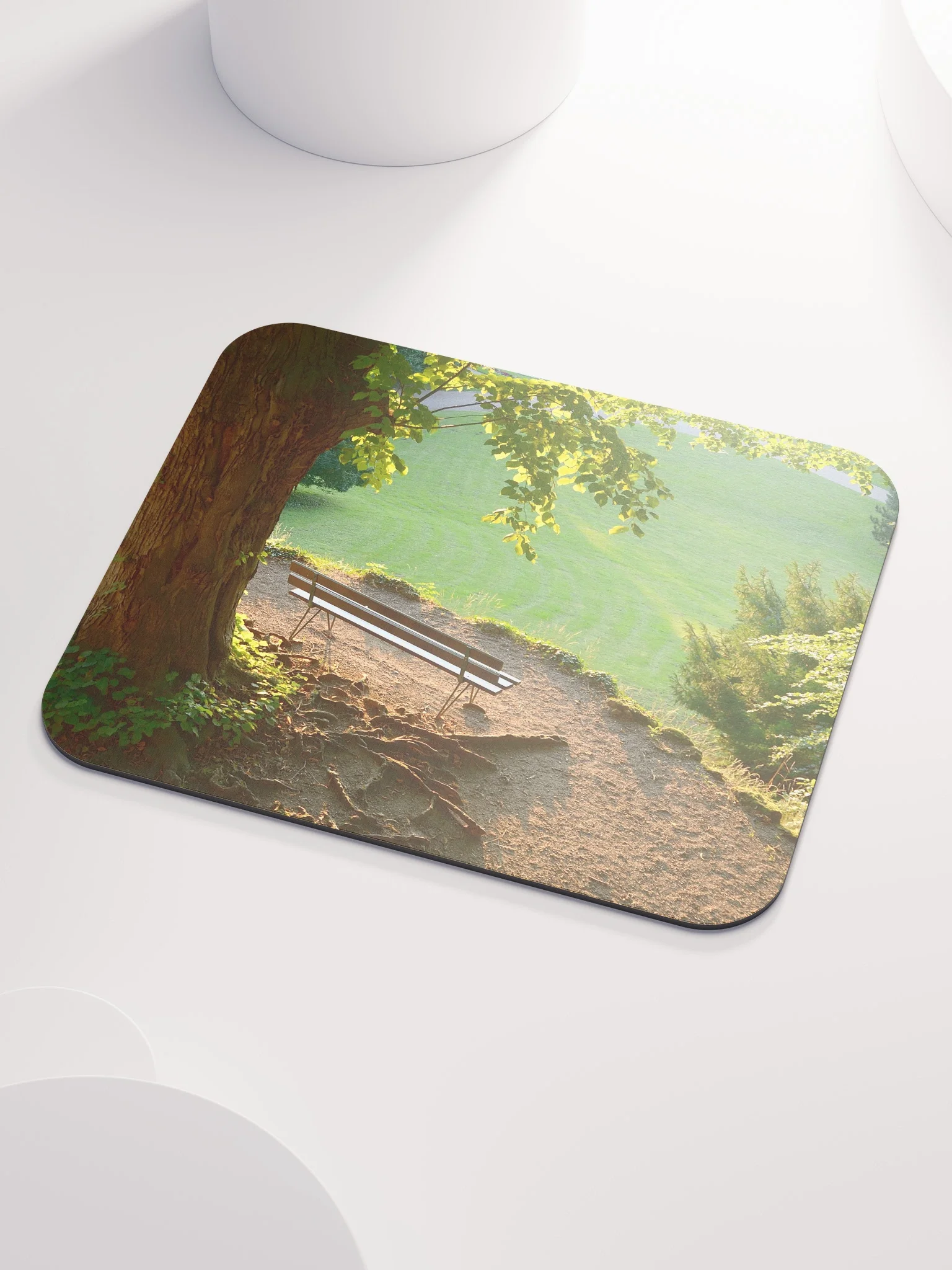Mauspad - Parkbank unter einem Baum product image (3)