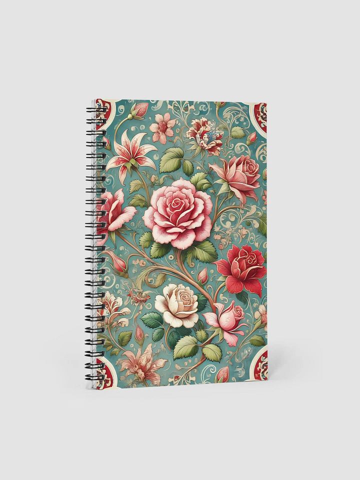 Royal Floral Spiral Notebook product image (1)