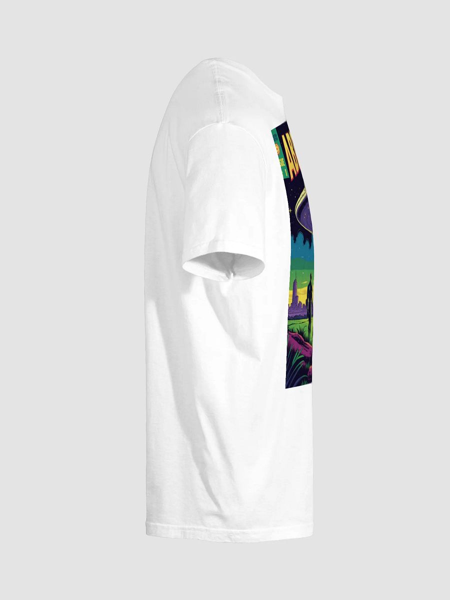 1970s Sci-Fi Comic T-Shirt – Retro Alien Abduction Art product image (65)