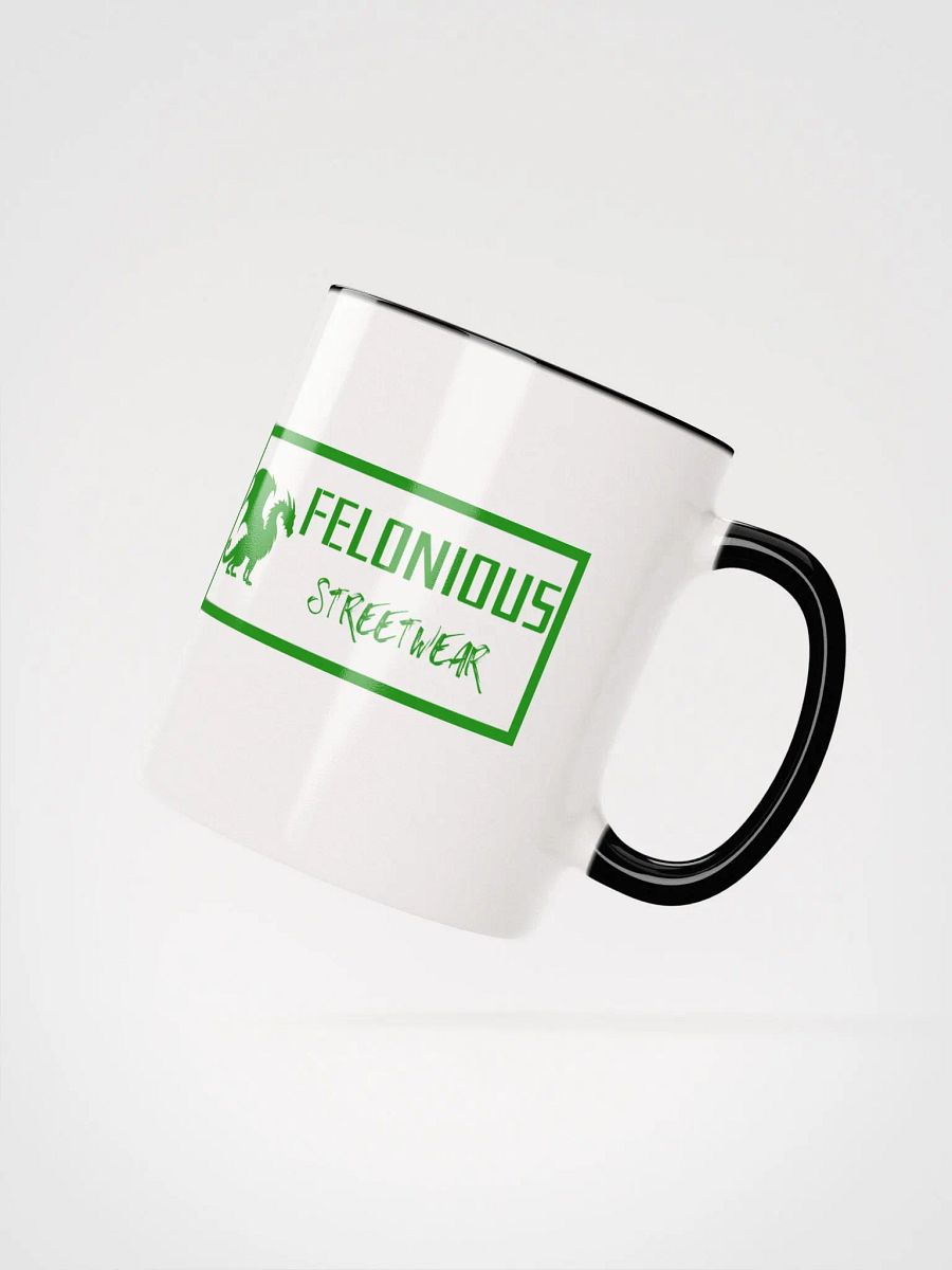 Felonious Streetwear Dragon Green Logo Ceramic Mug product image (23)