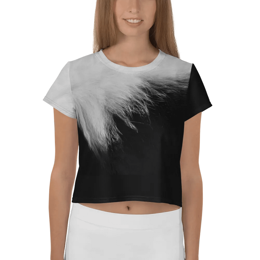 Tuxedo Cat Crop Tee product image (6)