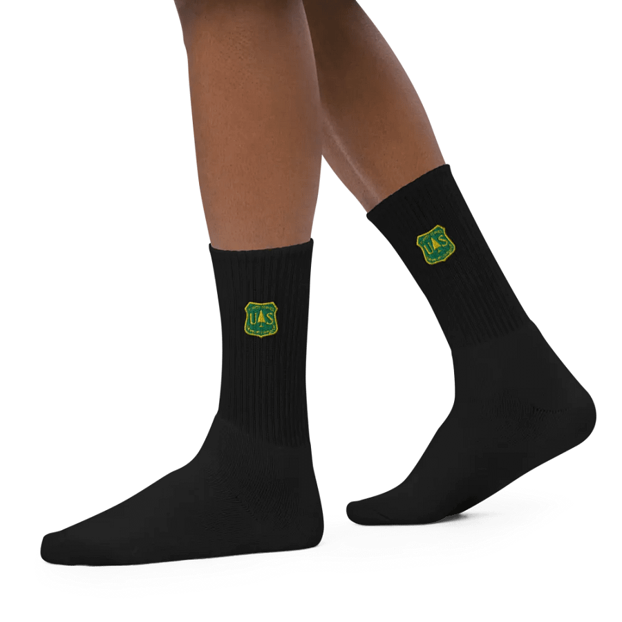 "Forest Service" Embroidered Socks product image (4)