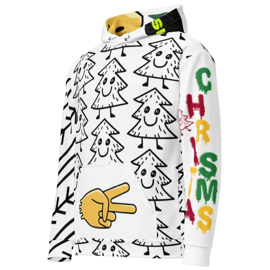 Drip Gun Yellow Unisex Christmas Hoodie product image (12)