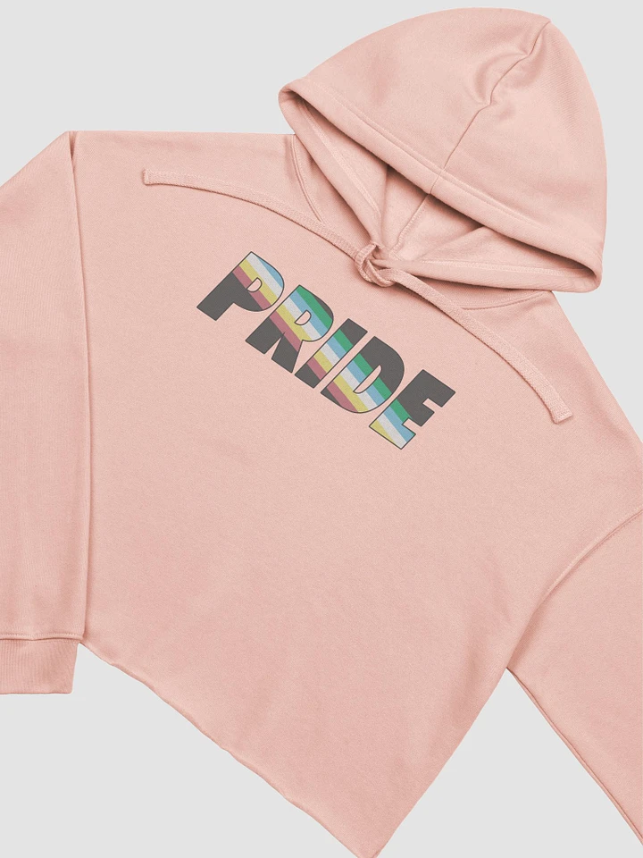 Disability Pride fleece crop hoodie product image (1)
