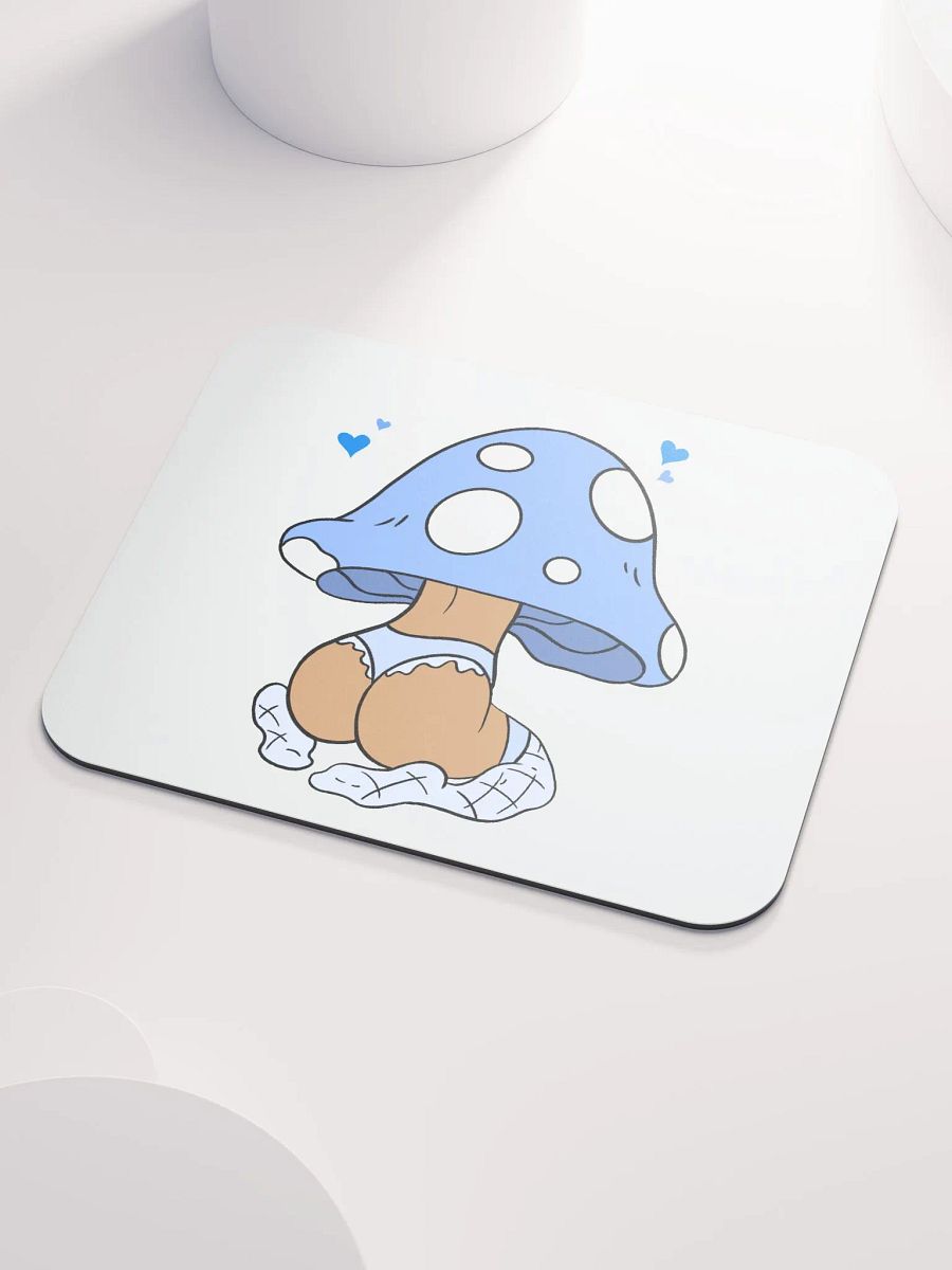 Mushroom Baddie Desk Mat - Light Blue product image (3)