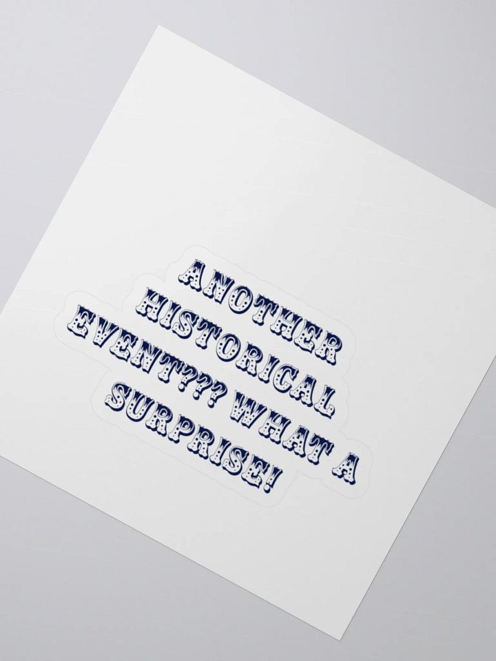 Historical Events Stickers product image (2)