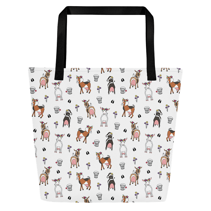 Cute Dairy Goats Tote Bag product image (1)