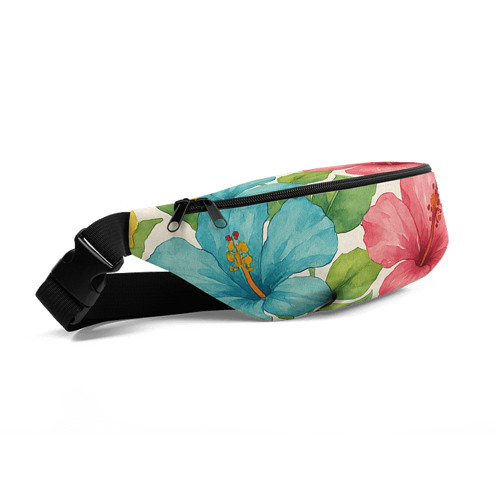 Hawaiian Floral Fanny Pack (Waist Bag) product image (2)