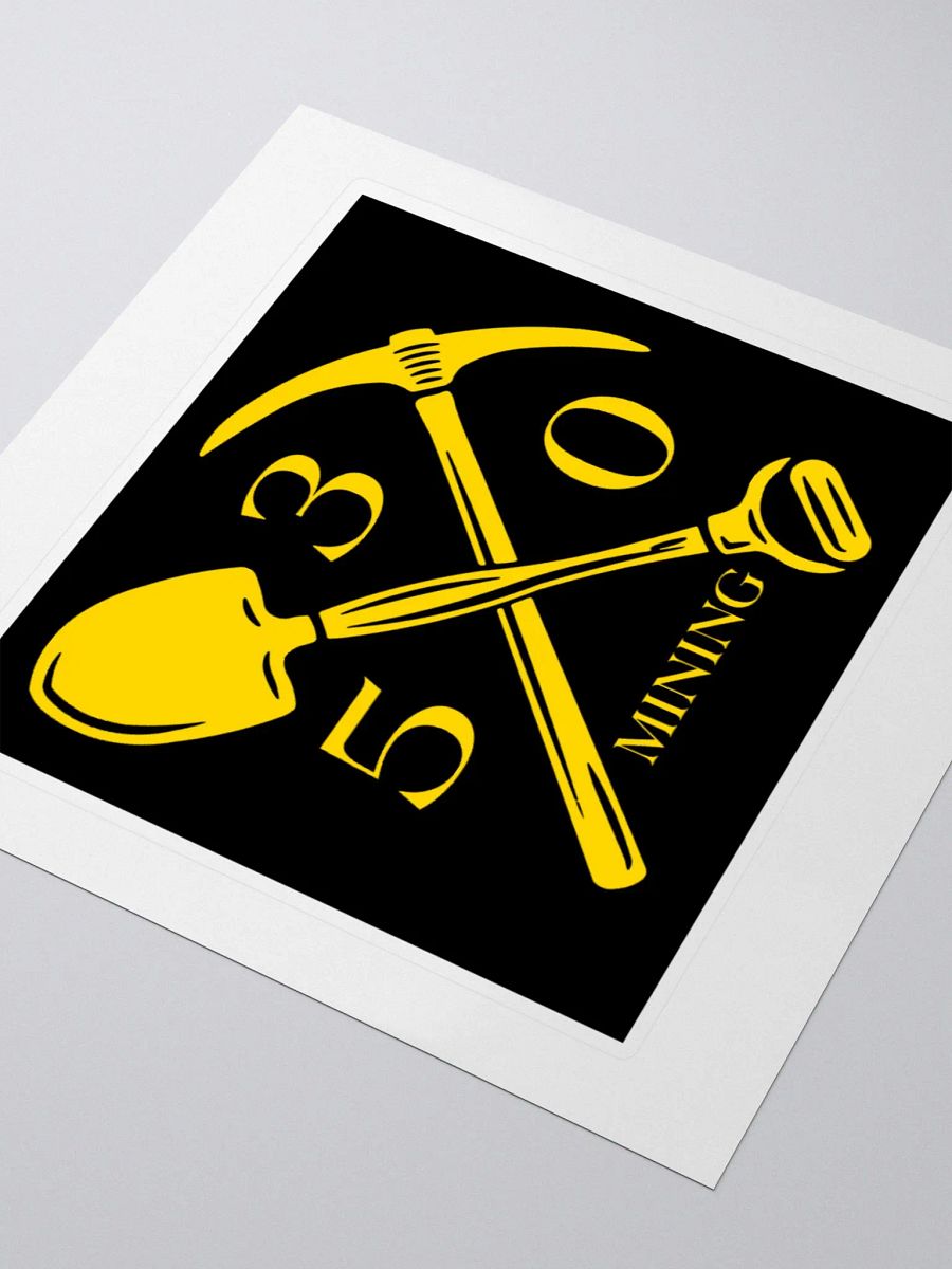 530 Mining Sticker - Black Background product image (3)