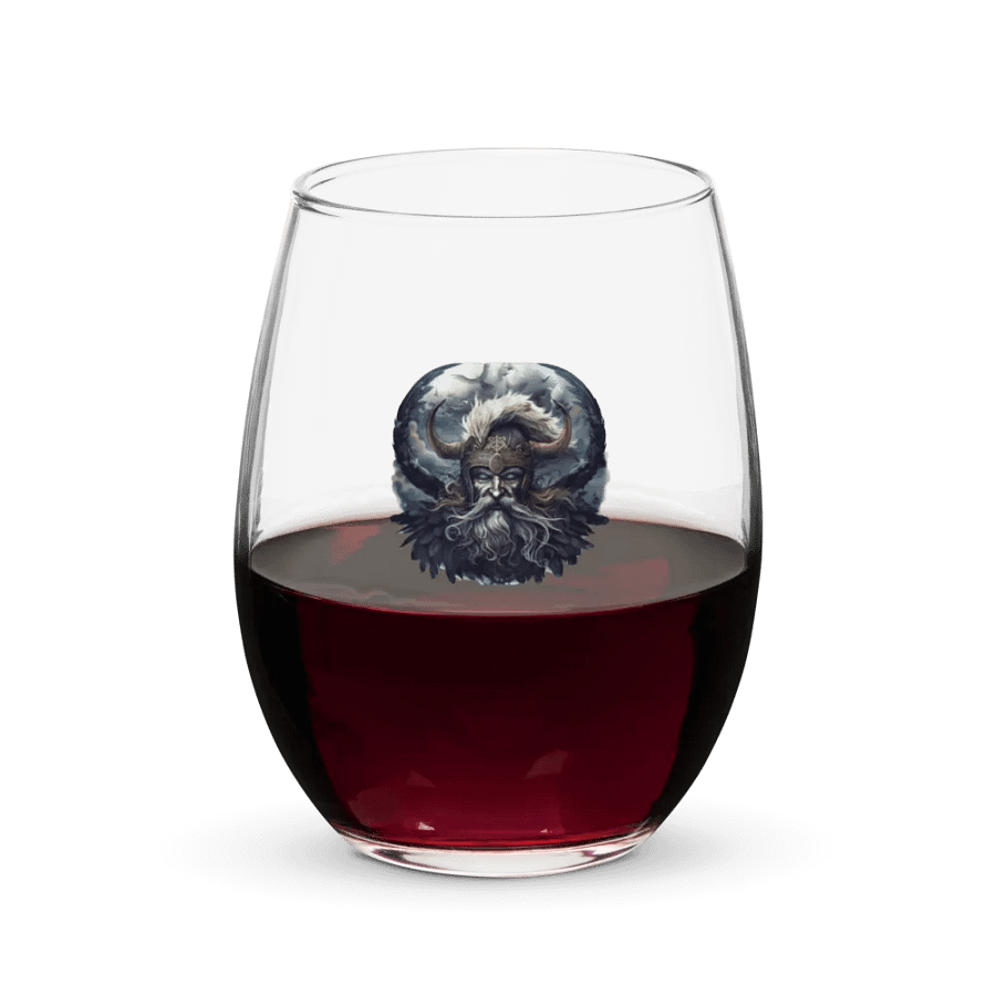 Odin - The Allfather of Norse Gods Stemless Water / Wine Glass product image (5)