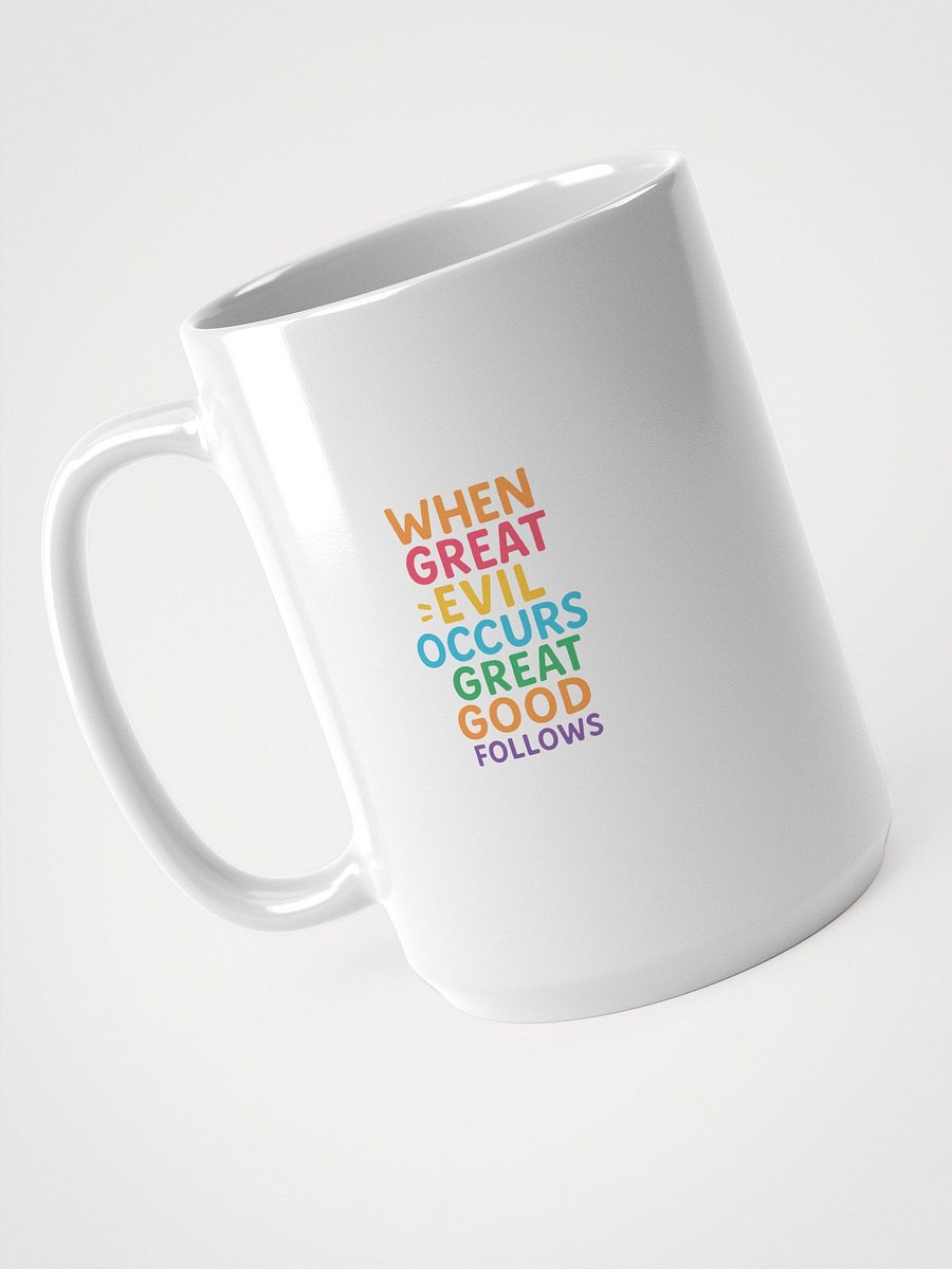 Nichiren Buddhism Mug – “When Great Evil Occurs, Great Good Follows” – Inspirational Ceramic Mug for Daily Practice product image (3)