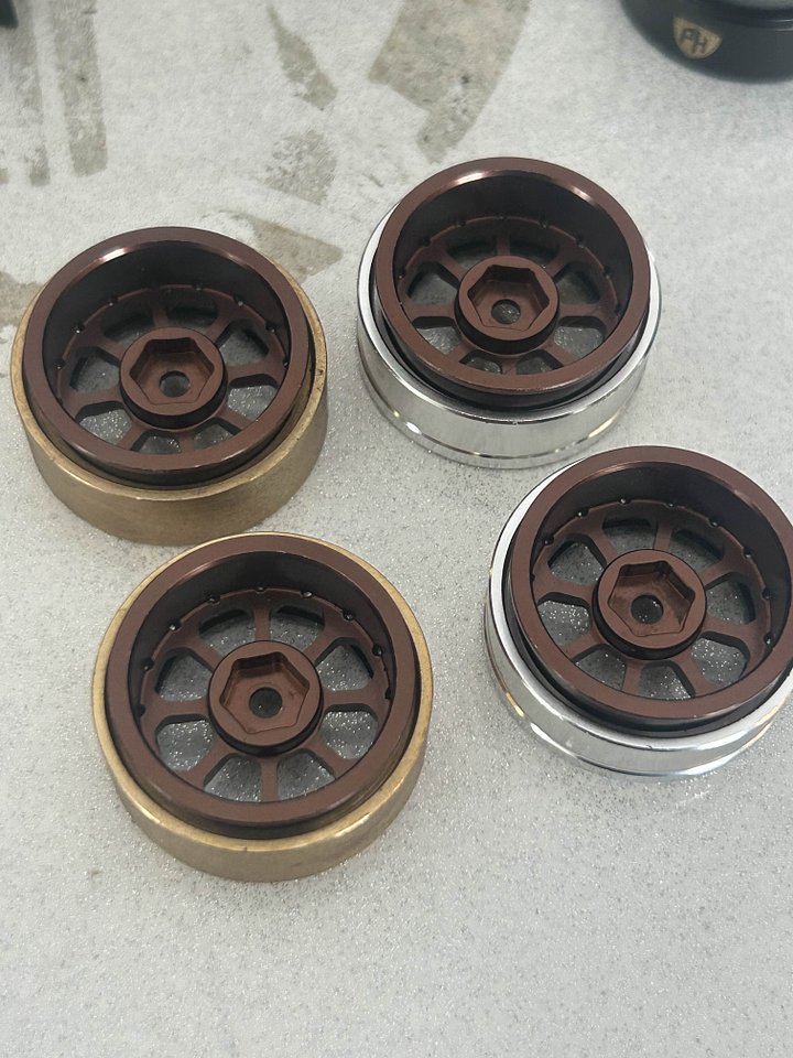 Powerhobby 1.0 wheels (gold) product image (2)