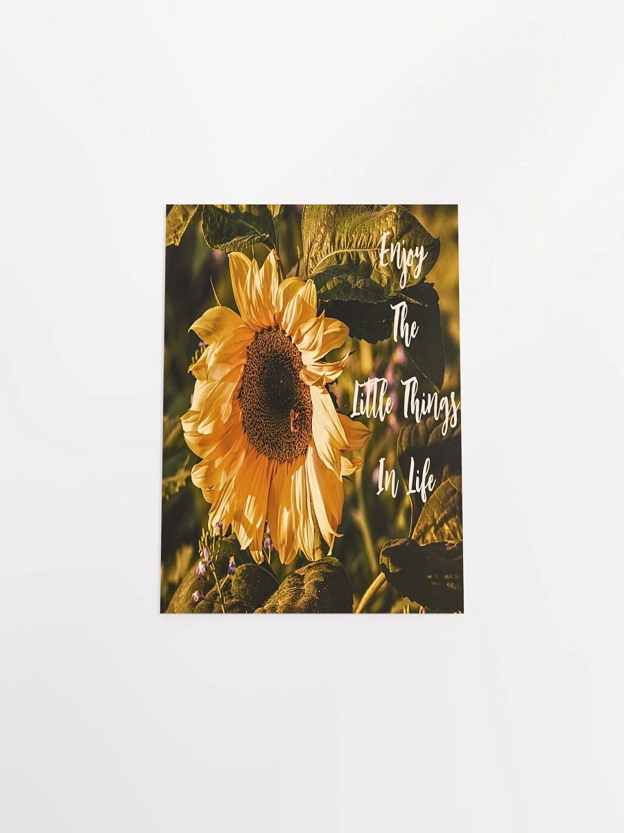 Golden Hour Sunflower Poster product image (12)