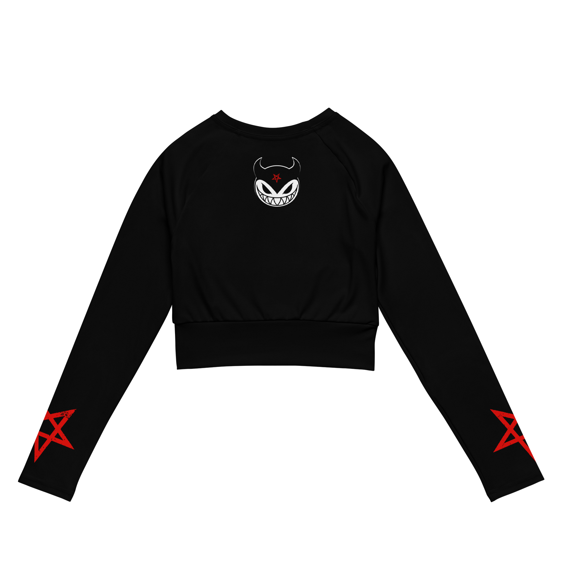 Ghouls Merch Grinxi Long Sleeve Crop Top product image (3)