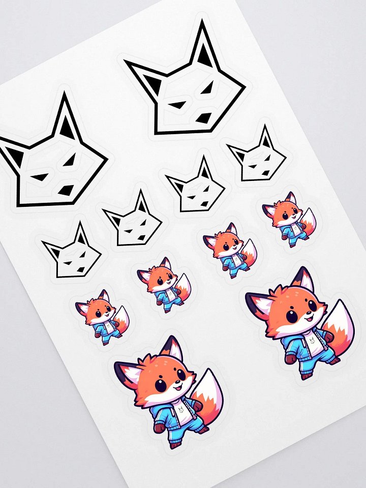 FuriousFox Logo Stickers product image (1)