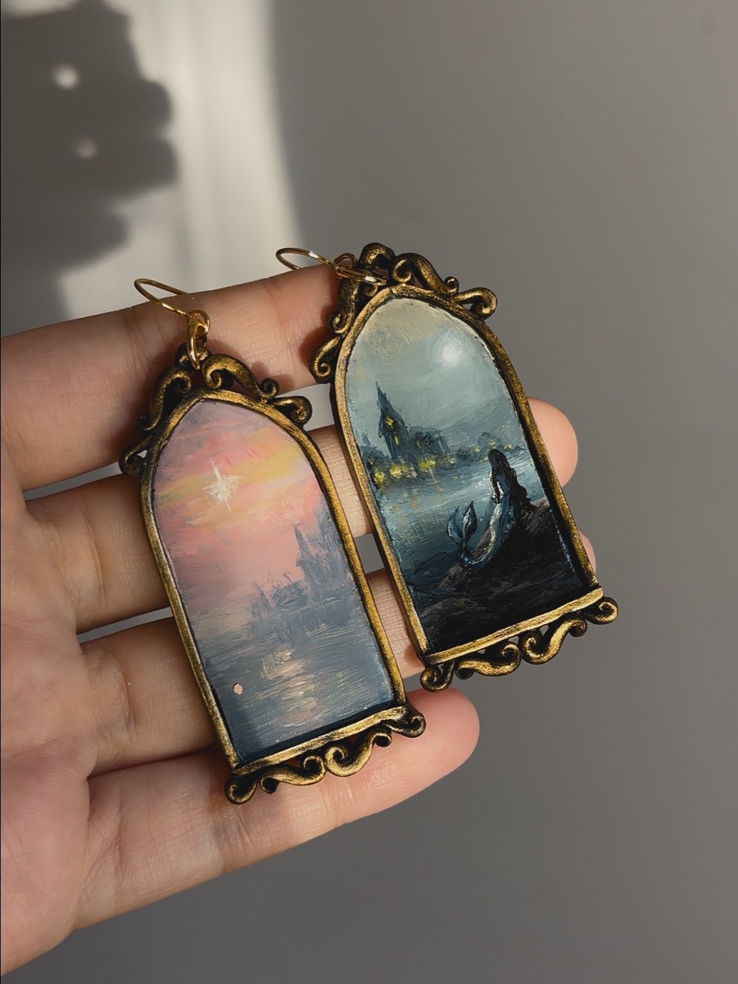 Mermaid Sea Town Earrings product image (1)