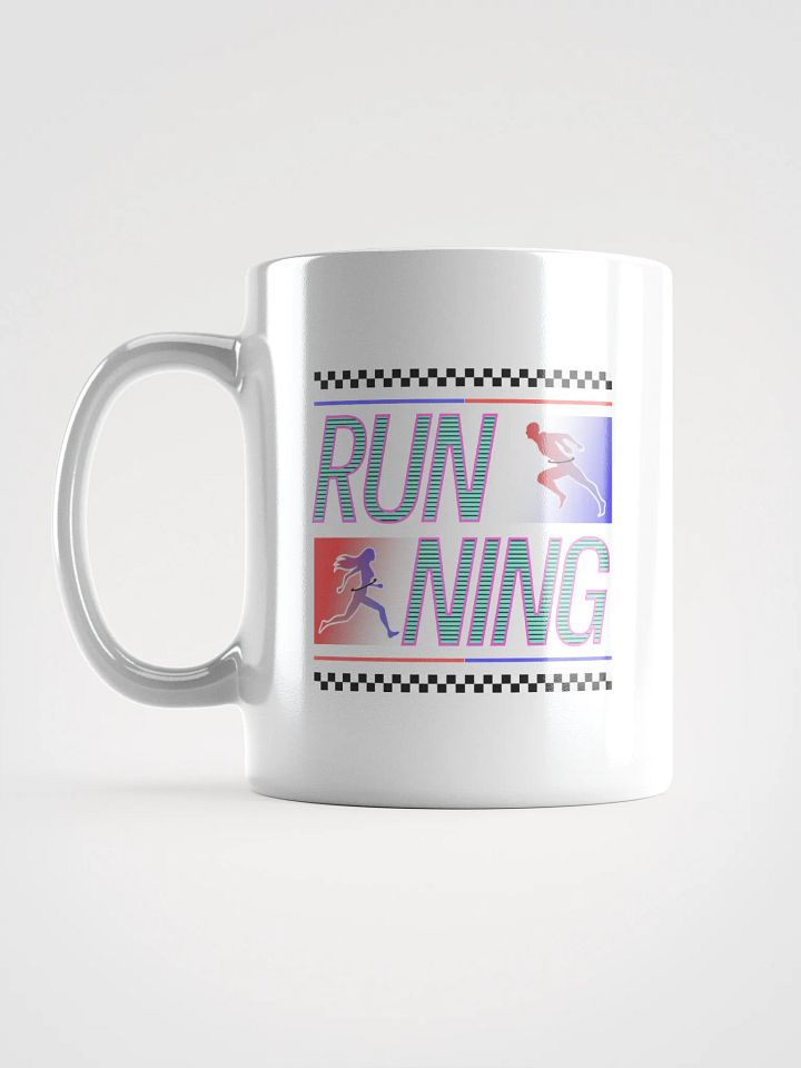 Running Stripes Neon Vibes Mug product image (1)