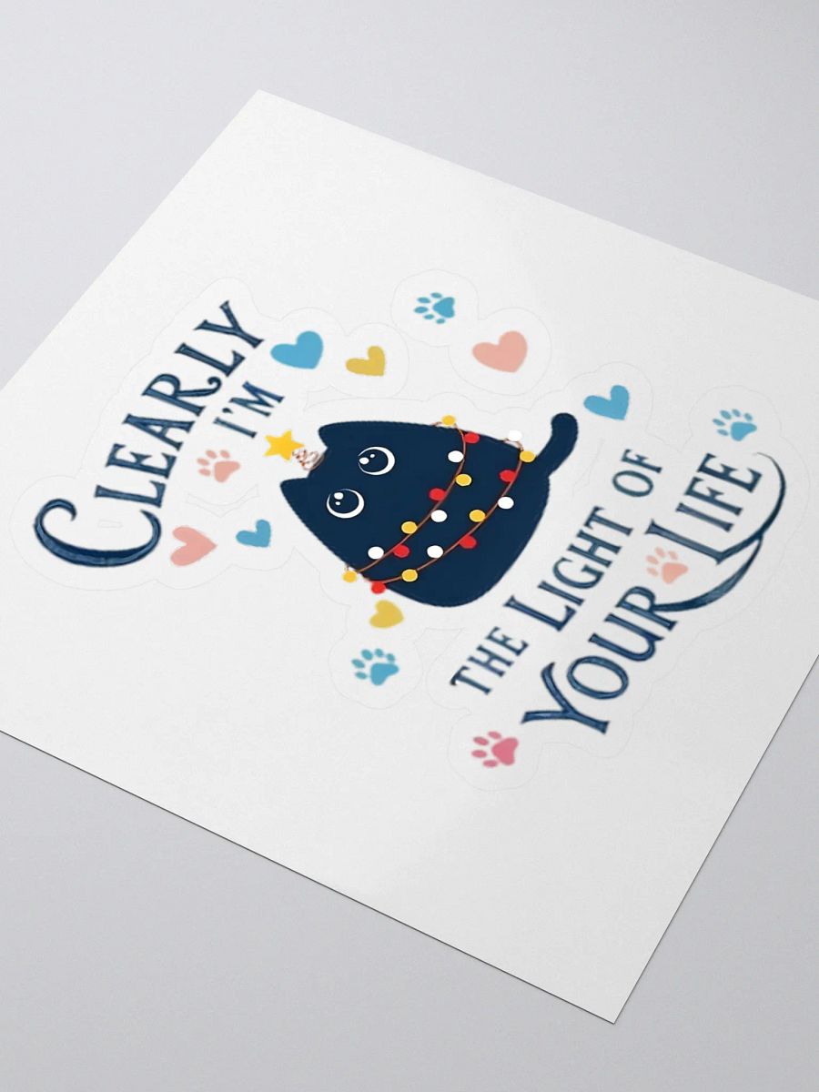 Light of Your Life Cat Sticker product image (3)
