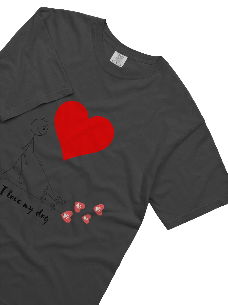I Love My Dog Heavyweight T-Shirt product image (35)