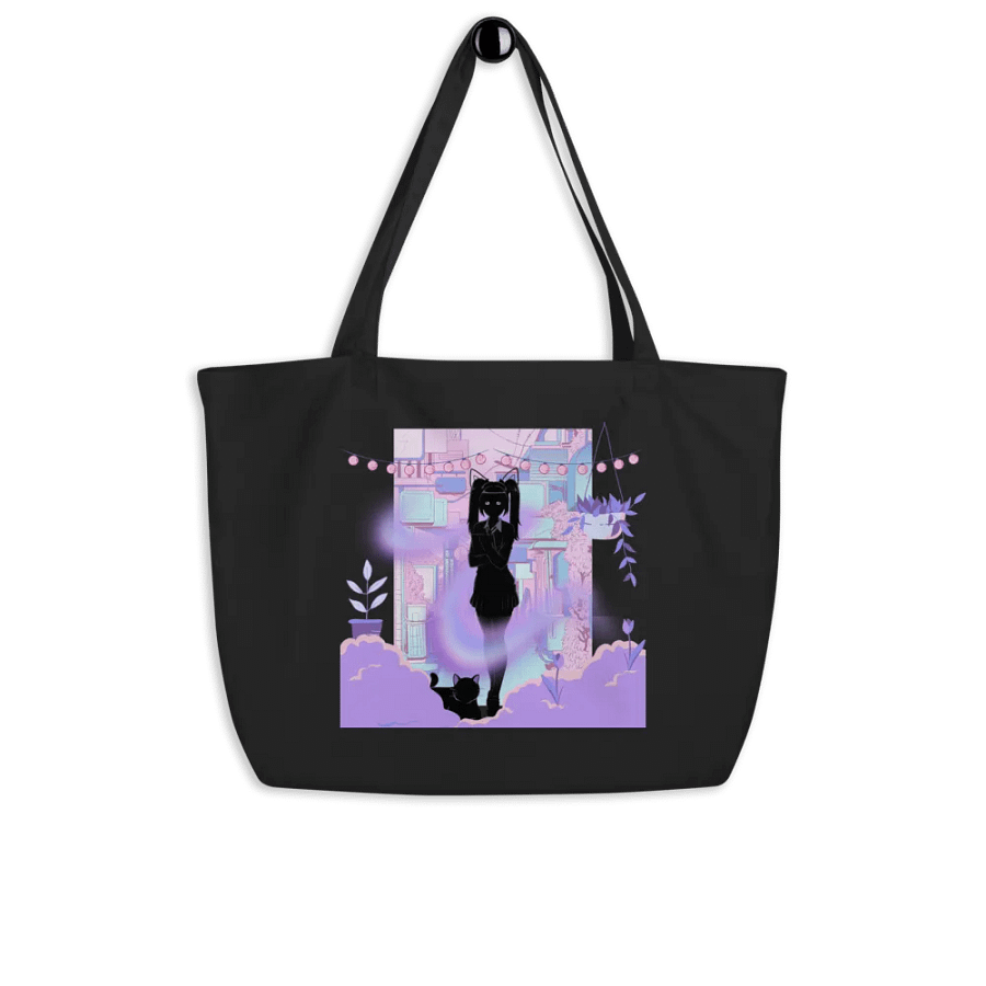 Urban Catgirl Anime Tote Bag product image (4)