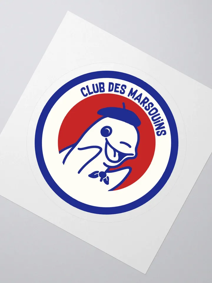 Collant en vinyle ''Club des marsouins'' product image (2)