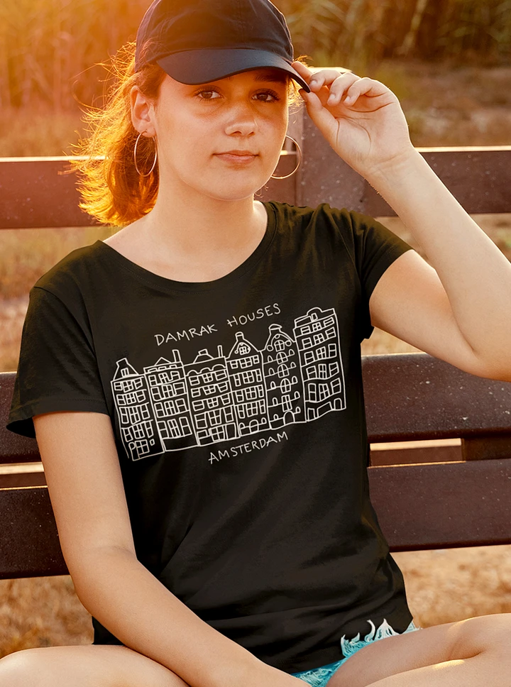 Amsterdam Dancing Houses Damrak Souvenir T-Shirt product image (1)