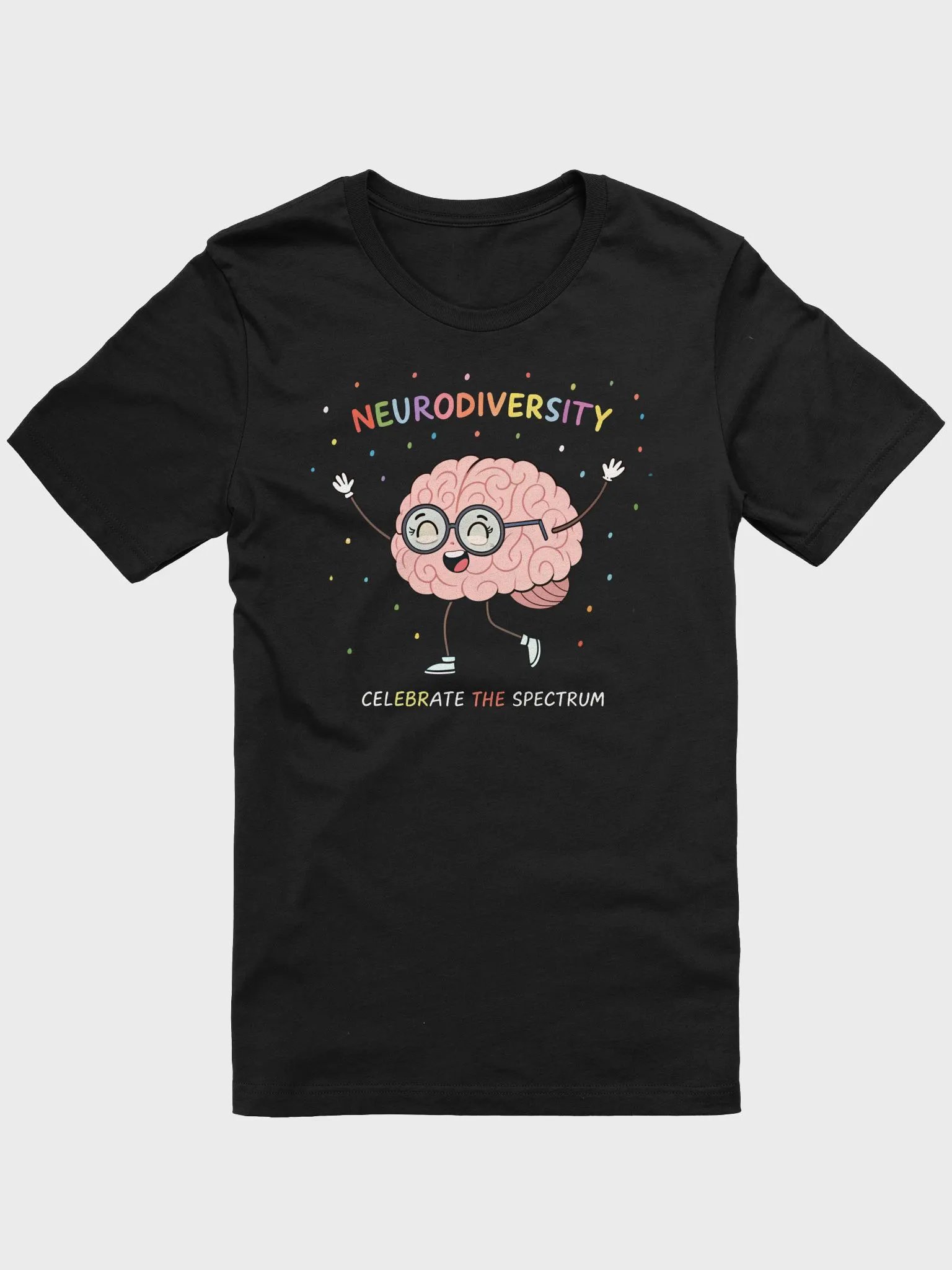 Neurodiversity Celebrate the Spectrum Brain Autism Awareness T-Shirt | Inclusion & Acceptance Tee | Autistic Pride Shirt product image (1)