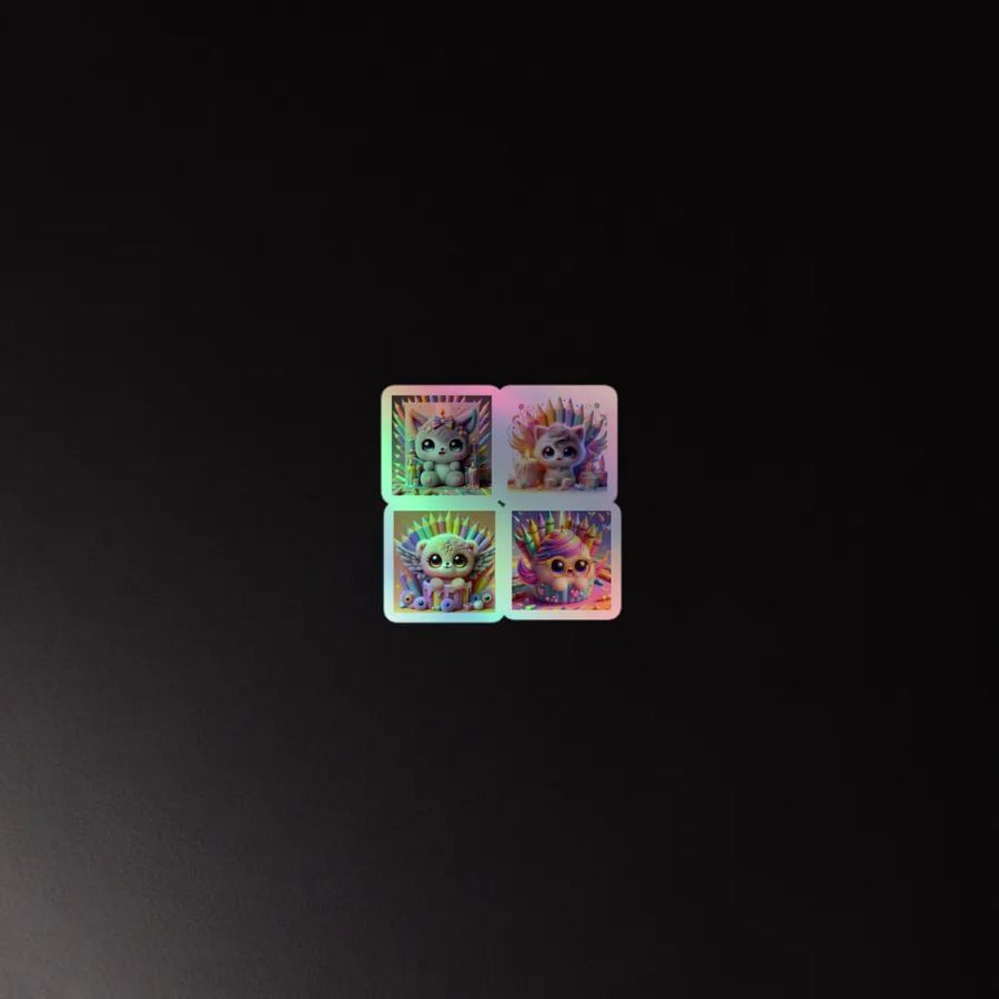 Magical Kittens Holographic Sticker Sheet product image (4)