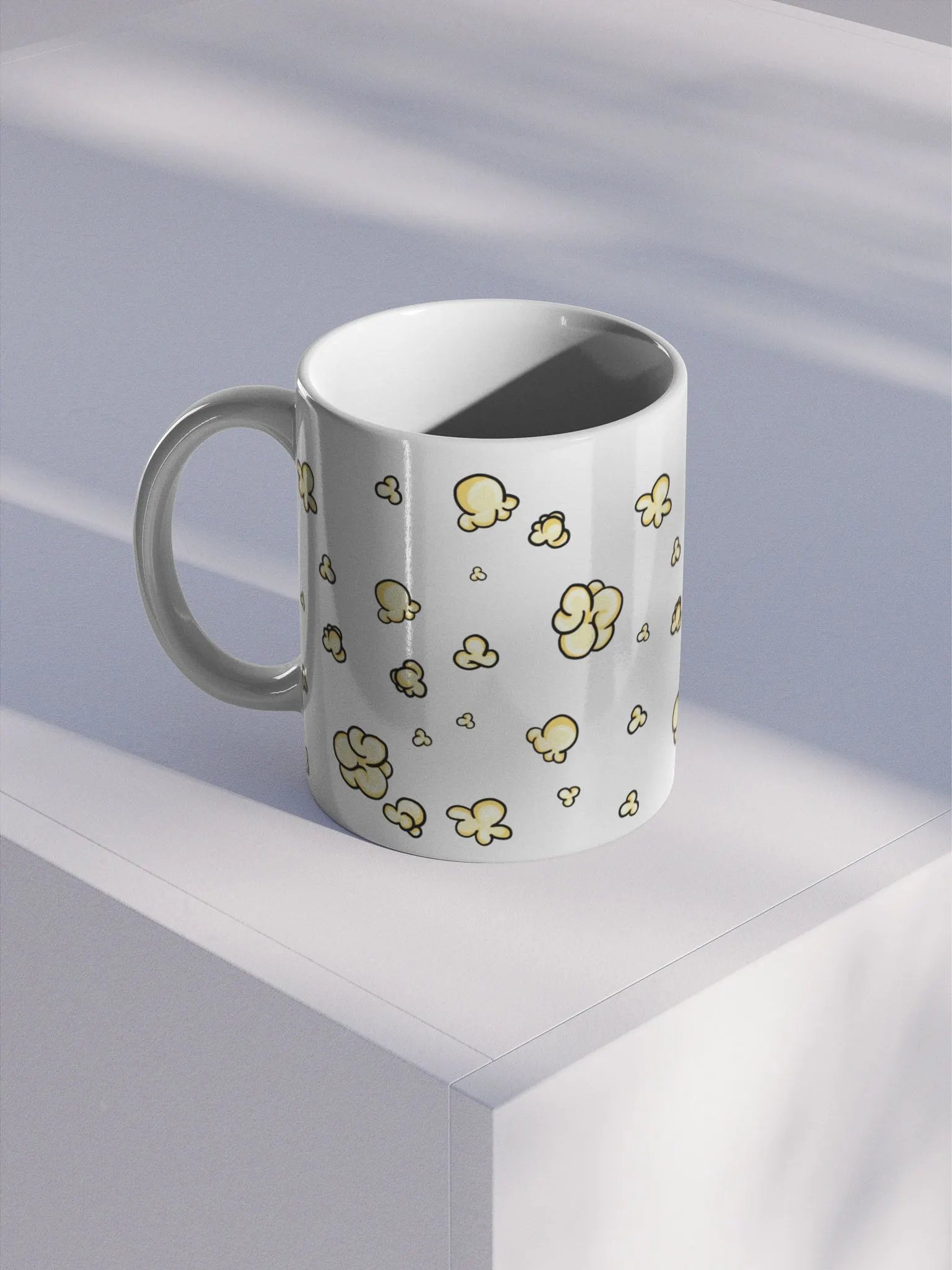 DaveyxPOPCORN - White Glossy Mug product image (4)