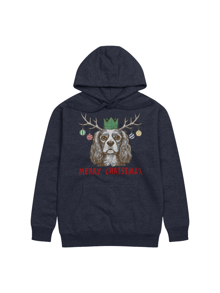 Merry ChristMax Hoodie with Red Text product image (6)