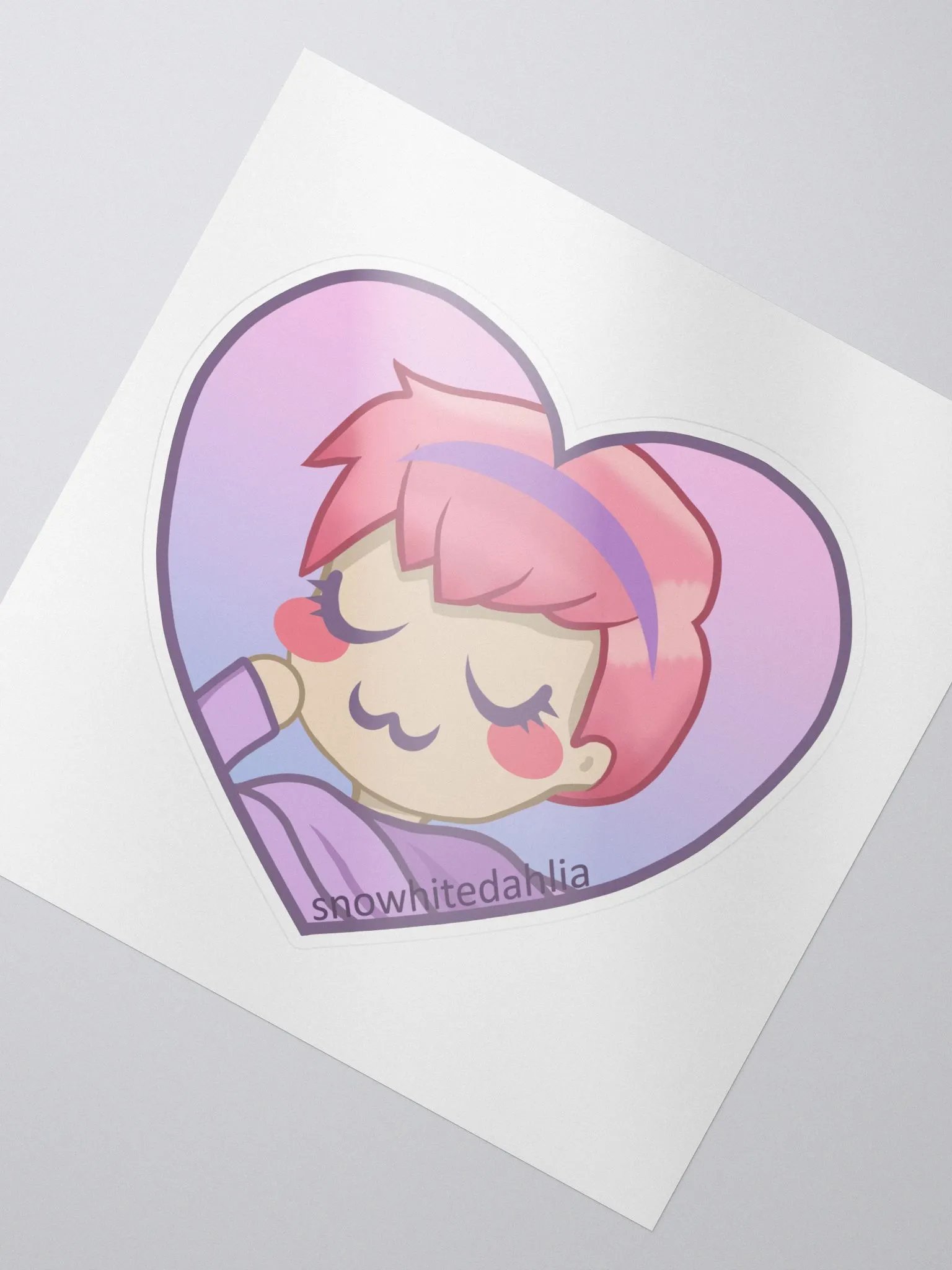 uwu Dahlia sticker product image (2)