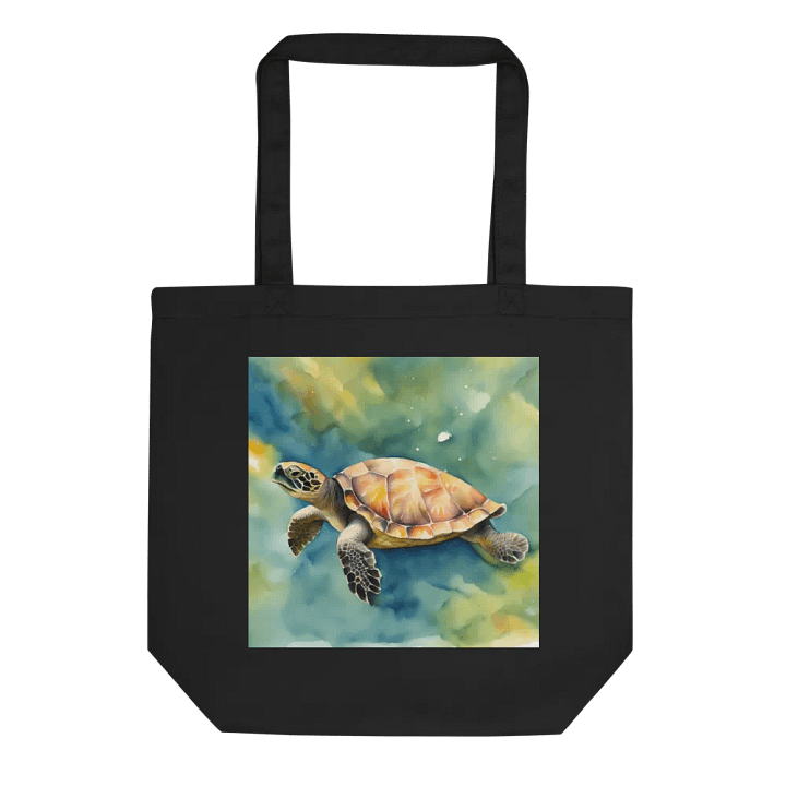 Sea Turtle DIML, Organic Cotton Twill Tote Bag product image (1)