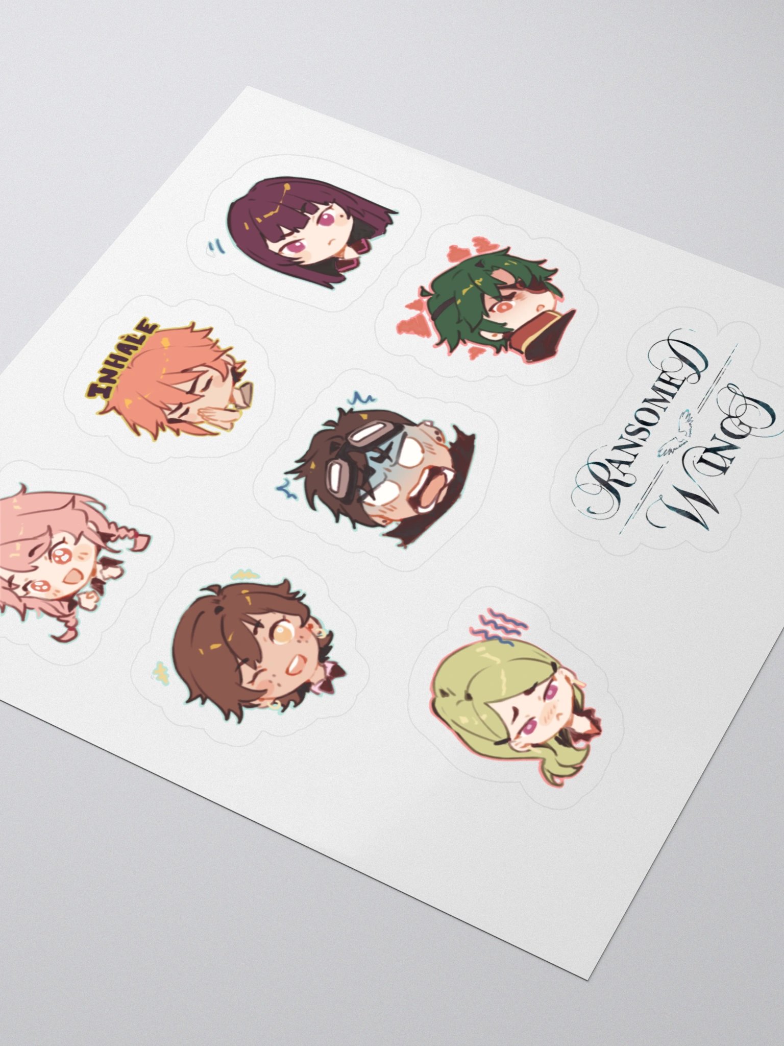 Ransomed Wings - Chibi Expressions Sticker Sheet 01 product image (3)