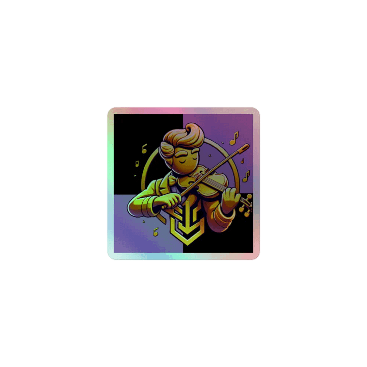 Golden Fiddle Icon Sticker product image (1)