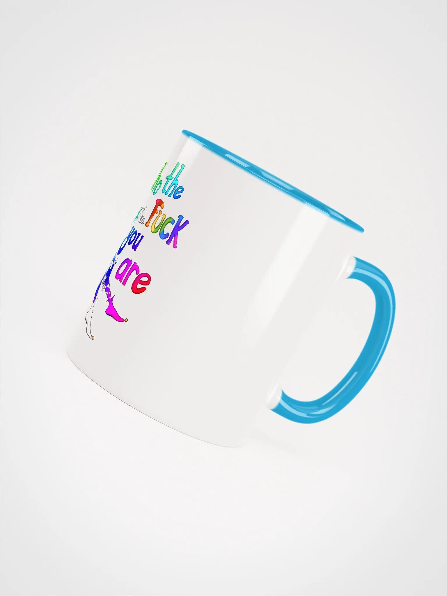 Be Who The Fuck Your Are Rainbow Jester Mug product image (18)