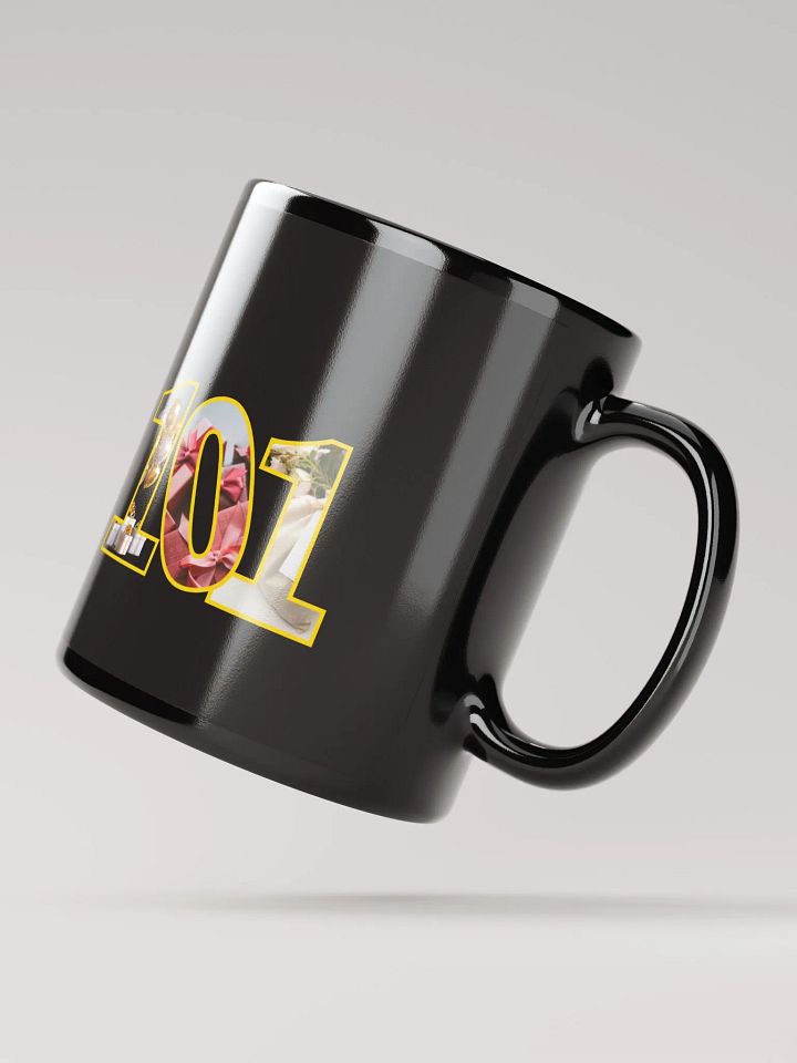 Joyful Moments Black Glossy Mug product image (4)