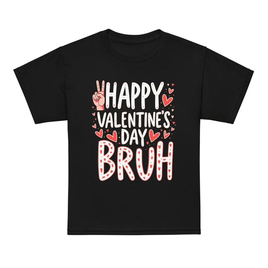 Peace & Love Valentine's Youth Tee product image (14)