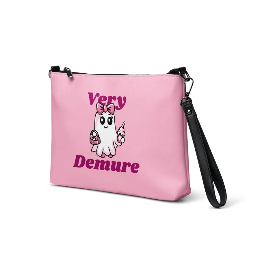 Very Demure Cute Ghost Flip-Sided Faux Leather Crossbody Bag product image (4)