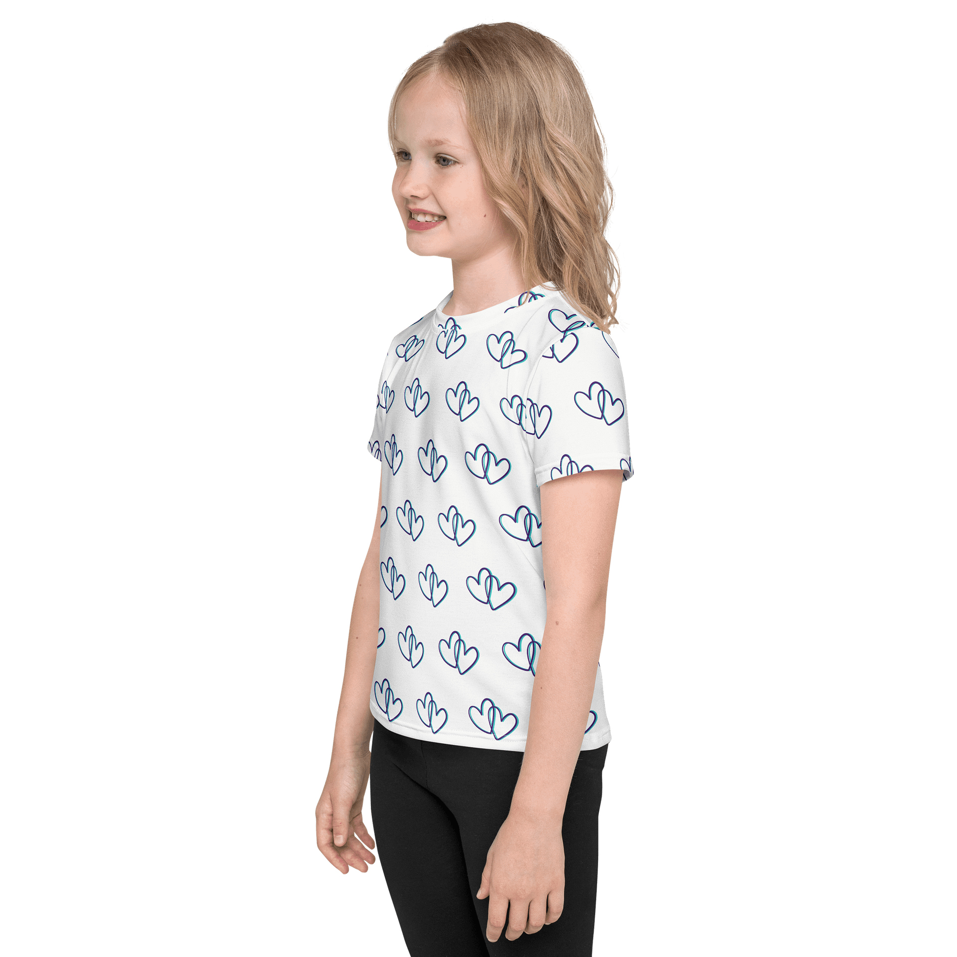White Heart Kids Tee product image (3)