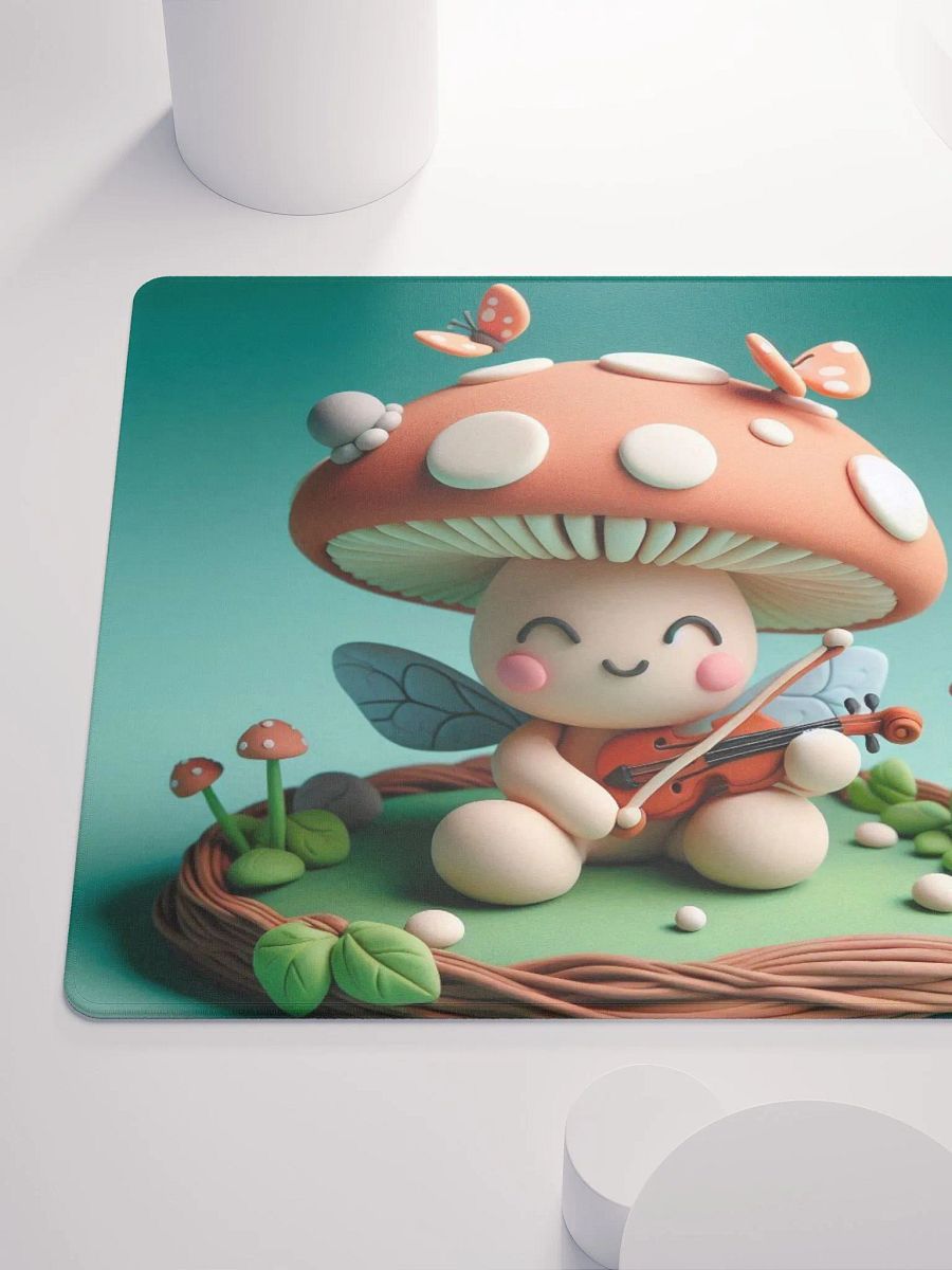 Whimsical Clay Creature Violin Mouse Pad product image (10)